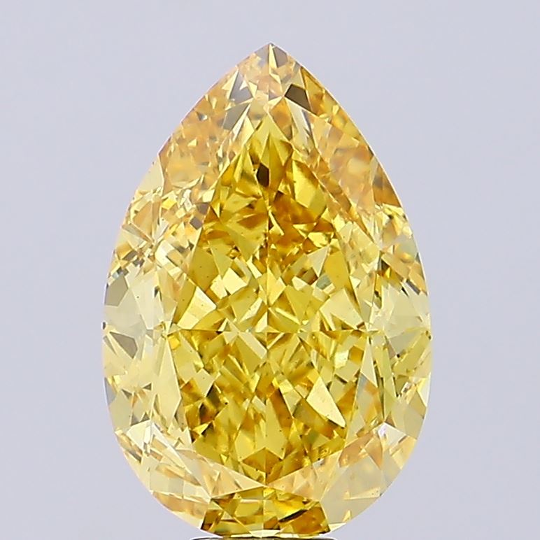 16.48 Carats Yellow Drop