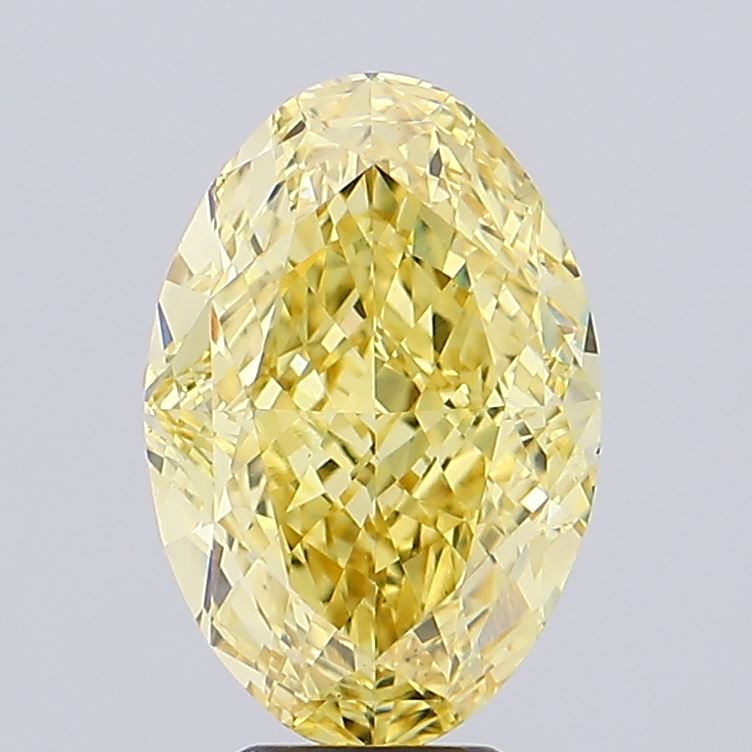 6.09 Carats Yellow Glowing Egg